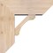 Ekena Millwork Legacy Slat Smooth Bracket w/ Offset Brace, Douglas Fir, 7 1/2"W x 20"D x 20"H BKT0806X20X20LEC06SDF - alternate 3